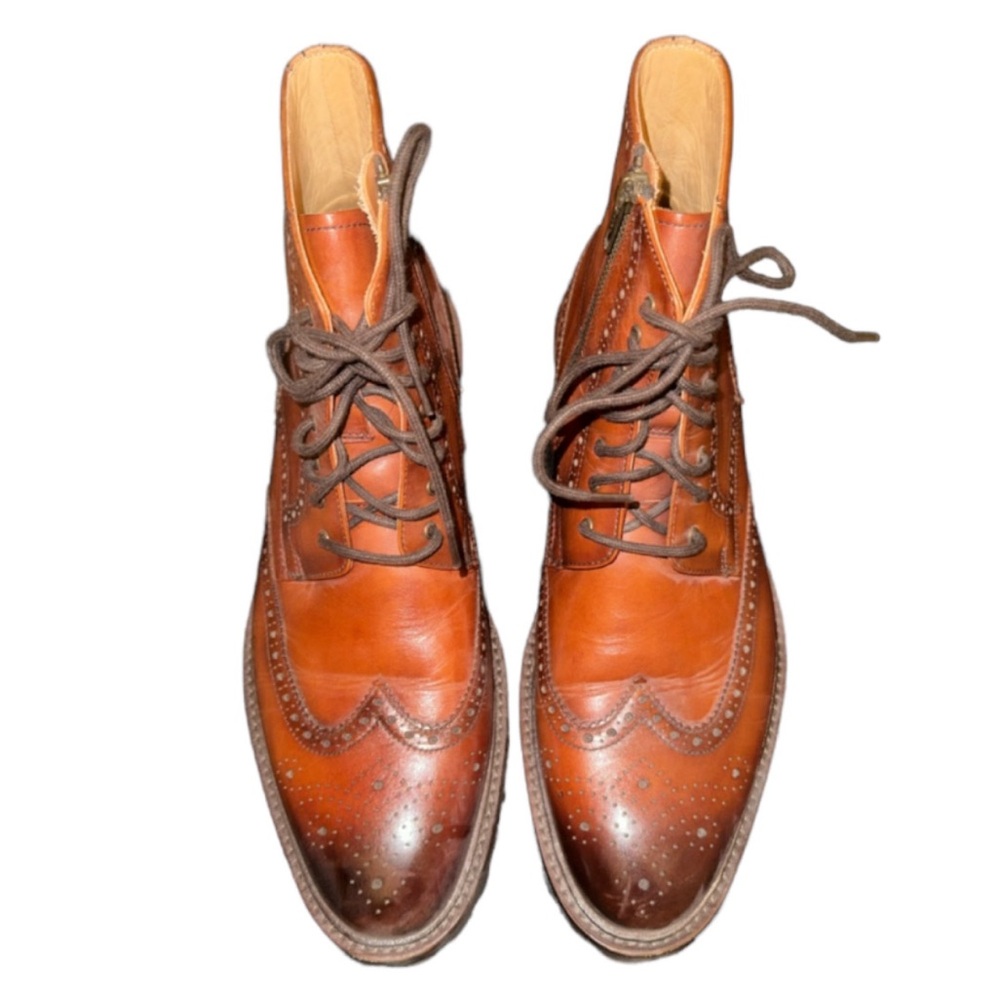 Curatore Lanza Men's Wingtip Boots - Picture 2 of 5